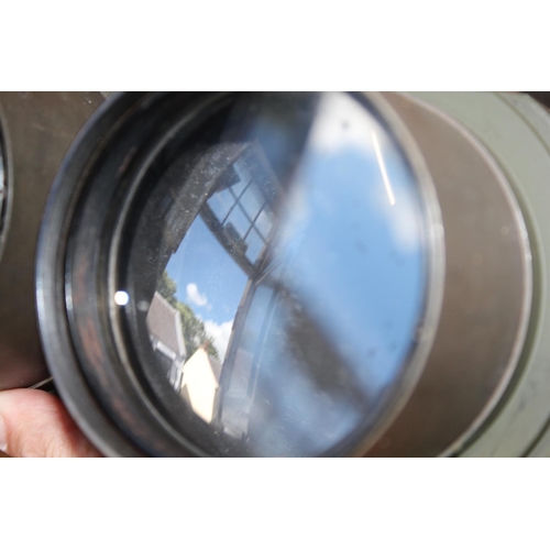 1537 - Pair of WWII Nazi German Third Reich Flak spotting binoculars DF 10x80, serial number 42891, code 'd... 