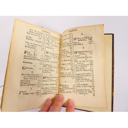 19 - LUCRETIUS.&nbsp;&nbsp;Titus Lucretius Carus, His Six Books of Epicurean Philosophy Done Into English... 
