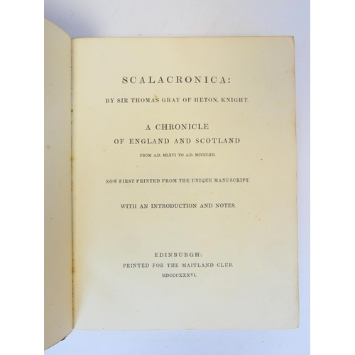 10 - ARMSTRONG ROBERT BRUCE.&nbsp;&nbsp;The History of Liddesdale, Eskdale, Ewesdale, Wauchopedale & ... 