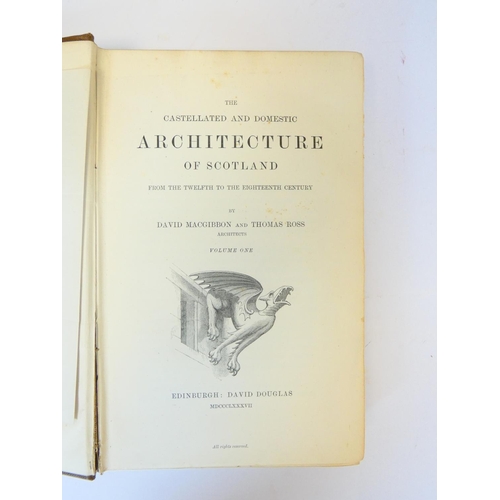 11 - MACGIBBON DAVID & ROSS THOMAS.&nbsp;&nbsp;The Ecclesiastical Architecture of Scotland. 3 vols. M... 