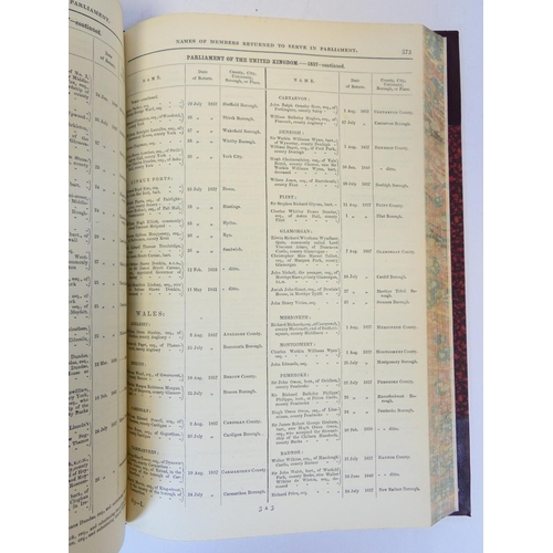 12 - Returns of Members of Parliament.&nbsp;&nbsp;Return of the Names of Members of Parliament including ... 