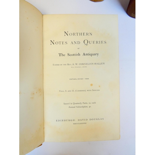 13 - HALLEN A. W. CORNELIUS (Ed).&nbsp;&nbsp;Northern Notes & Queries. Vols. 1 to 6 in three. Nice cr... 