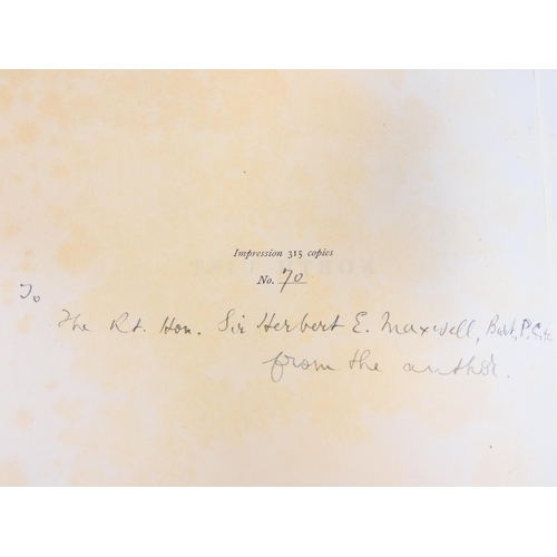 15 - BEVERIDGE ERSKINE.  North Uist, Its Archaeology & Topography. Ltd. ed. 70/315 presented to Sir H... 