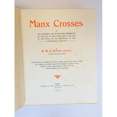 16 - KERMODE P. M. C.&nbsp;&nbsp;Manx Crosses. Frontis & title in red & black (both foxed), other... 