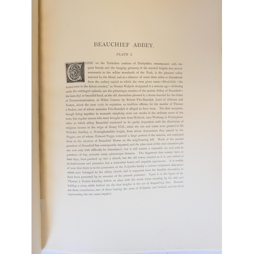17 - CROSTON JAMES.&nbsp;&nbsp;Chantrey's Peak Scenery or Views in Derbyshire. Large paper ltd. ed. 23/50... 