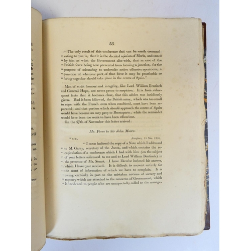 18 - MOORE JAMES.  A Narrative of the Campaign of the British Army in Spain Commanded by ... Sir John Moo... 