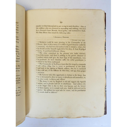 18 - MOORE JAMES.  A Narrative of the Campaign of the British Army in Spain Commanded by ... Sir John Moo... 
