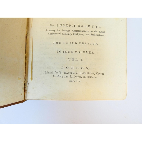22 - BARETTI JOSEPH.&nbsp;&nbsp;A Journey from London to Genoa Through England, Portugal, Spain & Fra... 