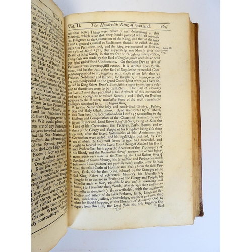 24 - ABERCROMBY PATRICK.&nbsp;&nbsp;The Martial Atchievements of the Scots Nation. 2 vols. Folio. Old pan... 
