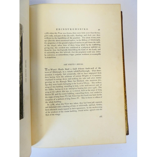 25 - GROSE FRANCIS.  The Antiquities of Scotland. 2 vols. Many eng. plates. Folio. Embossed calf, recased... 