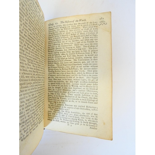 28 - RALEIGH SIR WALTER.&nbsp;&nbsp;The General History of the World, Being an Abridgement of Sir Walter ... 