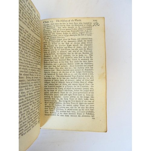 28 - RALEIGH SIR WALTER.&nbsp;&nbsp;The General History of the World, Being an Abridgement of Sir Walter ... 