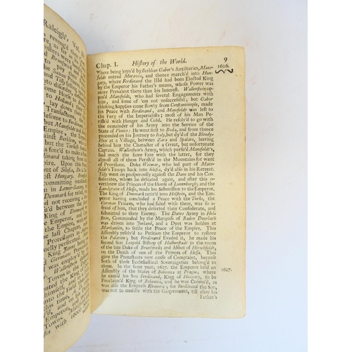 28 - RALEIGH SIR WALTER.&nbsp;&nbsp;The General History of the World, Being an Abridgement of Sir Walter ... 