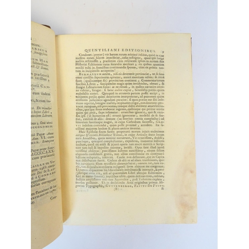 3 - MAITTAIRE MICHEL.&nbsp;&nbsp;Annales Typographice. 3 vols. (vol. 1 & vol. 2 pts. 1 & 2). Qua... 