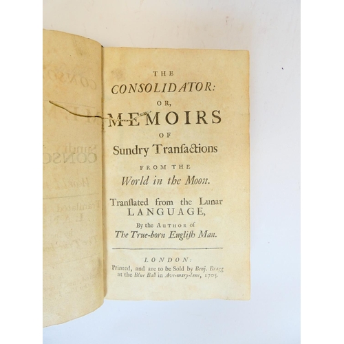 30 - (DEFOE DANIEL).&nbsp; The Consolidator or Memoirs of Sundry Transactions from the World in the Moon ... 