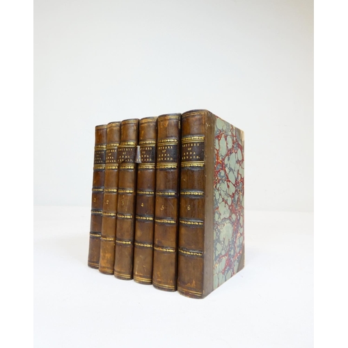 32 - SEWARD ANNA.&nbsp;&nbsp;Letters of Anna Seward Written Between the Years 1784 & 1807. 6 vols. 3 ... 