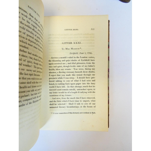 32 - SEWARD ANNA.&nbsp;&nbsp;Letters of Anna Seward Written Between the Years 1784 & 1807. 6 vols. 3 ... 