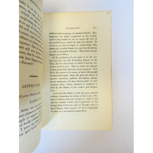 32 - SEWARD ANNA.&nbsp;&nbsp;Letters of Anna Seward Written Between the Years 1784 & 1807. 6 vols. 3 ... 