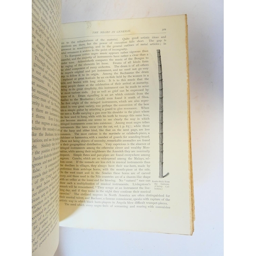 35 - RATZEL FRIEDRICH.  The History of Mankind. 3 vols. Col. frontis. Many eng. illus. Quarto. Nice half ... 