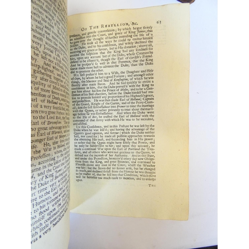 36 - CLARENDON EARL OF.&nbsp;&nbsp;The History of the Rebellion & Civil Wars in England. 3 vols. in s... 