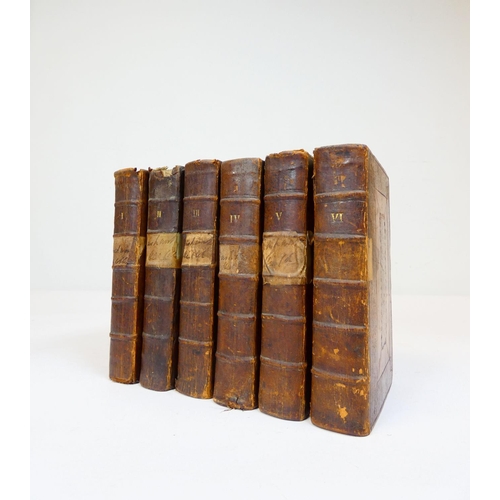 38 - RUSHWORTH JOHN.&nbsp;&nbsp;Mr. Rushworth's Historical Collections Abridg'd & Improv'd. 6 vols. E... 