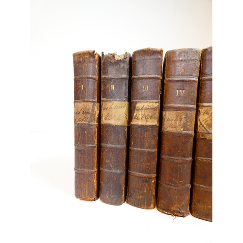 38 - RUSHWORTH JOHN.&nbsp;&nbsp;Mr. Rushworth's Historical Collections Abridg'd & Improv'd. 6 vols. E... 