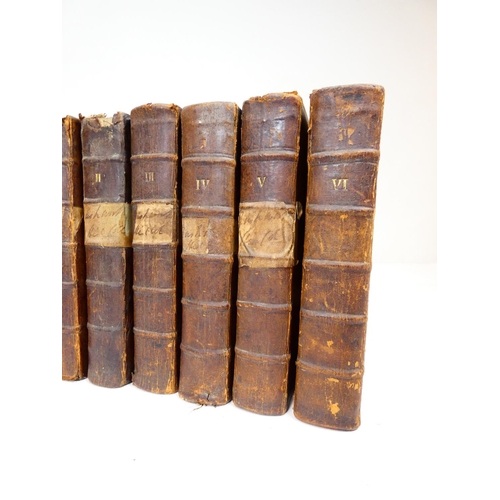 38 - RUSHWORTH JOHN.&nbsp;&nbsp;Mr. Rushworth's Historical Collections Abridg'd & Improv'd. 6 vols. E... 