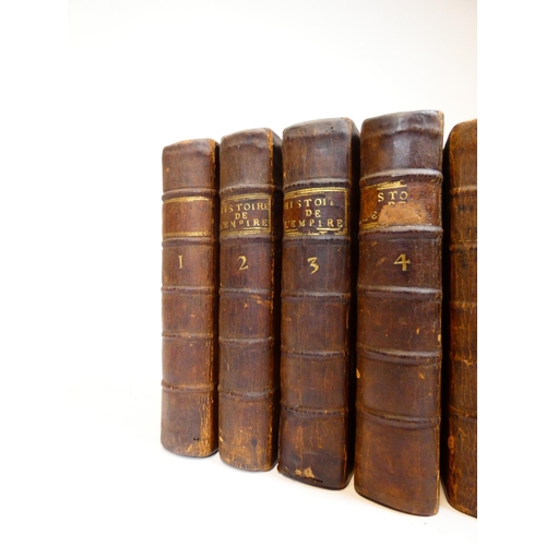 39 - VON HEISS JOHANN.&nbsp;&nbsp;Histoire de L'Empire. 4 vols. Eng. title. Letterpress titles in red &am... 