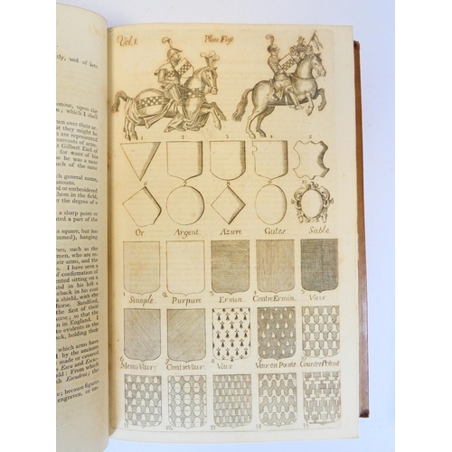 4 - NISBET ALEXANDER.&nbsp;&nbsp;A System of Heraldry. 2 vols. Eng. plates. Folio. Recased calf. Edinbur... 