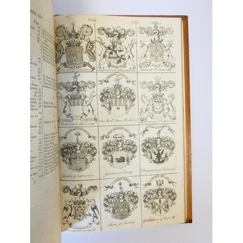 4 - NISBET ALEXANDER.&nbsp;&nbsp;A System of Heraldry. 2 vols. Eng. plates. Folio. Recased calf. Edinbur... 