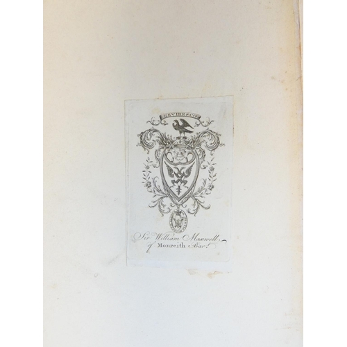 4 - NISBET ALEXANDER.&nbsp;&nbsp;A System of Heraldry. 2 vols. Eng. plates. Folio. Recased calf. Edinbur... 