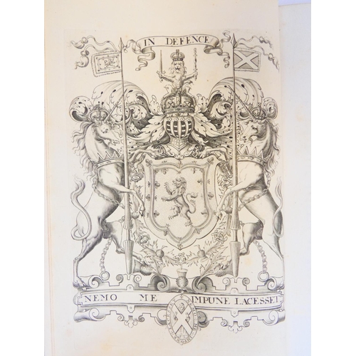 4 - NISBET ALEXANDER.&nbsp;&nbsp;A System of Heraldry. 2 vols. Eng. plates. Folio. Recased calf. Edinbur... 