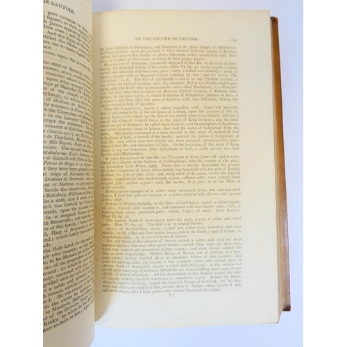 4 - NISBET ALEXANDER.&nbsp;&nbsp;A System of Heraldry. 2 vols. Eng. plates. Folio. Recased calf. Edinbur... 