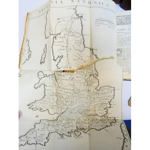 40 - THOYRAS DE RAPIN.&nbsp;&nbsp;The History of England. 9 vols. Titles in red & black. Eng. frontis... 