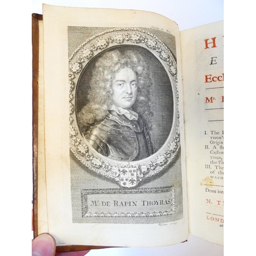 40 - THOYRAS DE RAPIN.&nbsp;&nbsp;The History of England. 9 vols. Titles in red & black. Eng. frontis... 