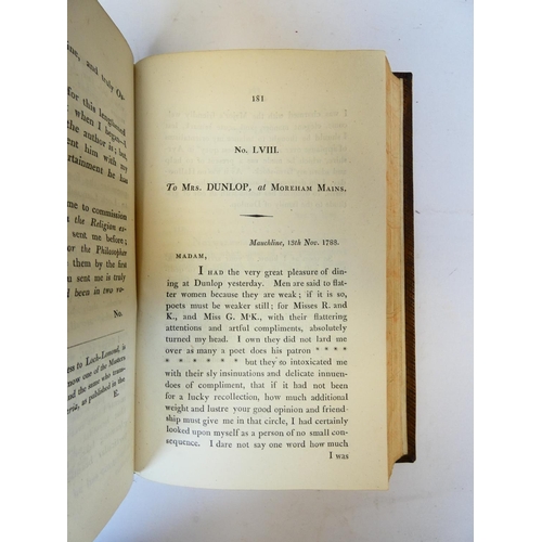 44 - BURNS ROBERT.&nbsp;&nbsp;The Works ... With an Account of His Life & A Criticism on His Writings... 