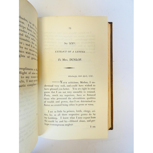 44 - BURNS ROBERT.&nbsp;&nbsp;The Works ... With an Account of His Life & A Criticism on His Writings... 