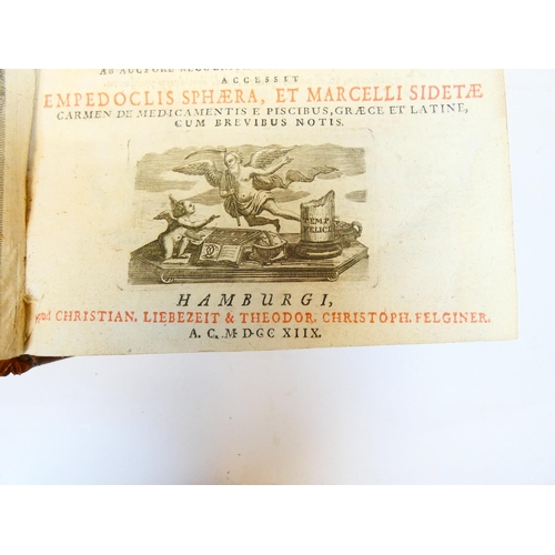 45 - FABRICIUS JOHANN ALBERT.  Bibliotheca Graeca. Vols. 1 to 9. Eng. frontis (except to vol. 6). Titles ... 
