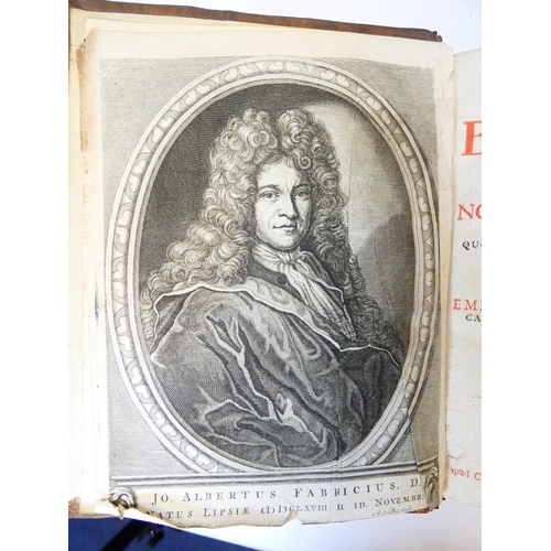 45 - FABRICIUS JOHANN ALBERT.  Bibliotheca Graeca. Vols. 1 to 9. Eng. frontis (except to vol. 6). Titles ... 