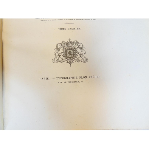 47 - TEULET A. (Ed).  Papiers D'État ... Relatifs a L'Histoire de L'Ecossé. 3 vols. Half titles. Thick qu... 