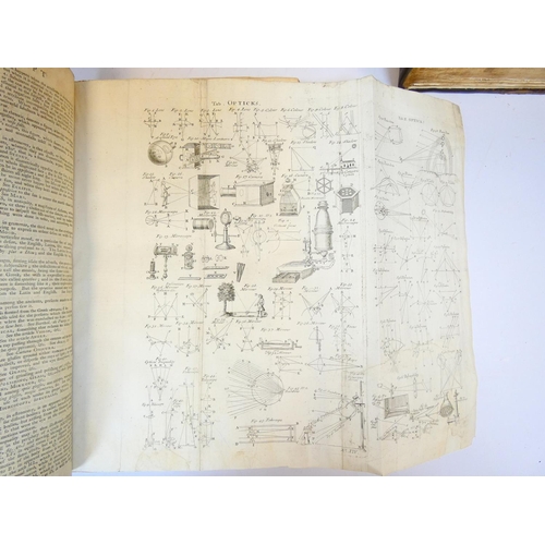 48 - CHAMBERS E.&nbsp;&nbsp;Cyclopedia or An Universal Dictionary of Arts & Sciences. 2 vols. Fldg. e... 