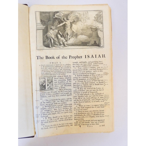 49 - BASKETT JOHN (Prntr).&nbsp;&nbsp;The Holy Bible Containing The Old Testament & The New. 2 vols. ... 