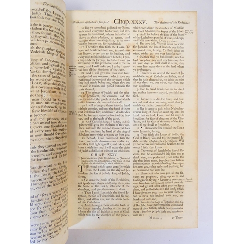 49 - BASKETT JOHN (Prntr).&nbsp;&nbsp;The Holy Bible Containing The Old Testament & The New. 2 vols. ... 