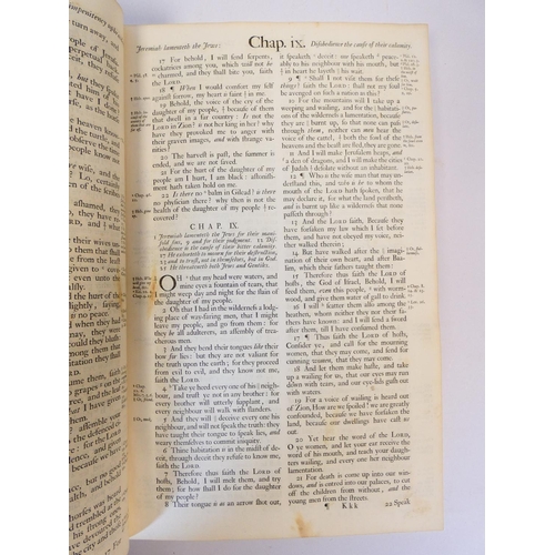 49 - BASKETT JOHN (Prntr).&nbsp;&nbsp;The Holy Bible Containing The Old Testament & The New. 2 vols. ... 