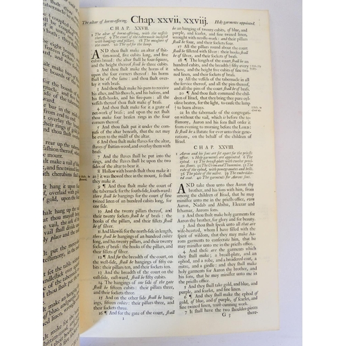 49 - BASKETT JOHN (Prntr).&nbsp;&nbsp;The Holy Bible Containing The Old Testament & The New. 2 vols. ... 