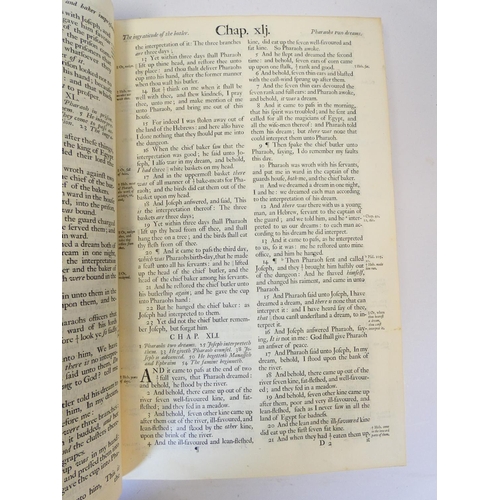 49 - BASKETT JOHN (Prntr).&nbsp;&nbsp;The Holy Bible Containing The Old Testament & The New. 2 vols. ... 