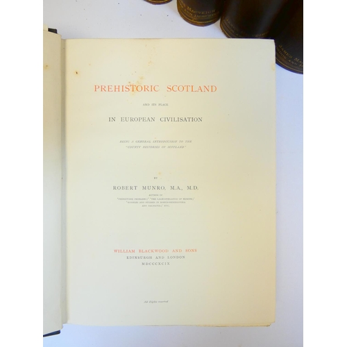 7 - MUNROE ROBERT.&nbsp;&nbsp;Prehistoric Scotland & Its Place in European Civilisation. Ltd. ed. 89... 