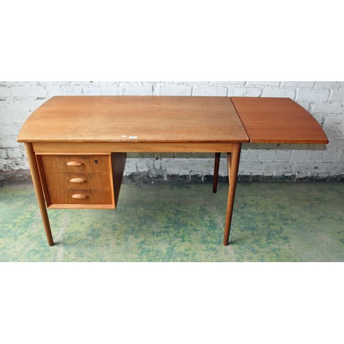 491 - A 1960s Danish teak desk by 