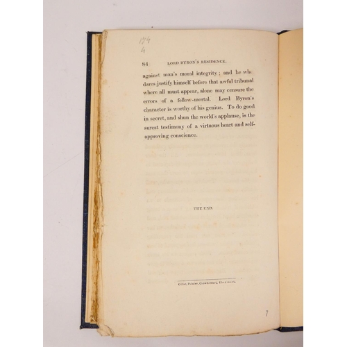 103 - (POLIDORI JOHN WILLIAM, Byron interest). The Vampyre, A Tale. 84pp. Half title. Concludes with Extra... 