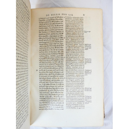 105 - ESTIENNE. Appianus.  Appiani Alexandrini Rom. Historiarum, Punica sive Carthaginiensis, Parthica ...... 